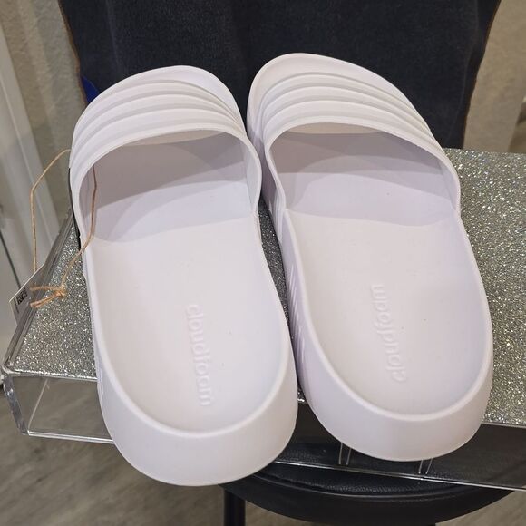Adidas Tracer TR Slide Sandals- White - Picture 12 of 12